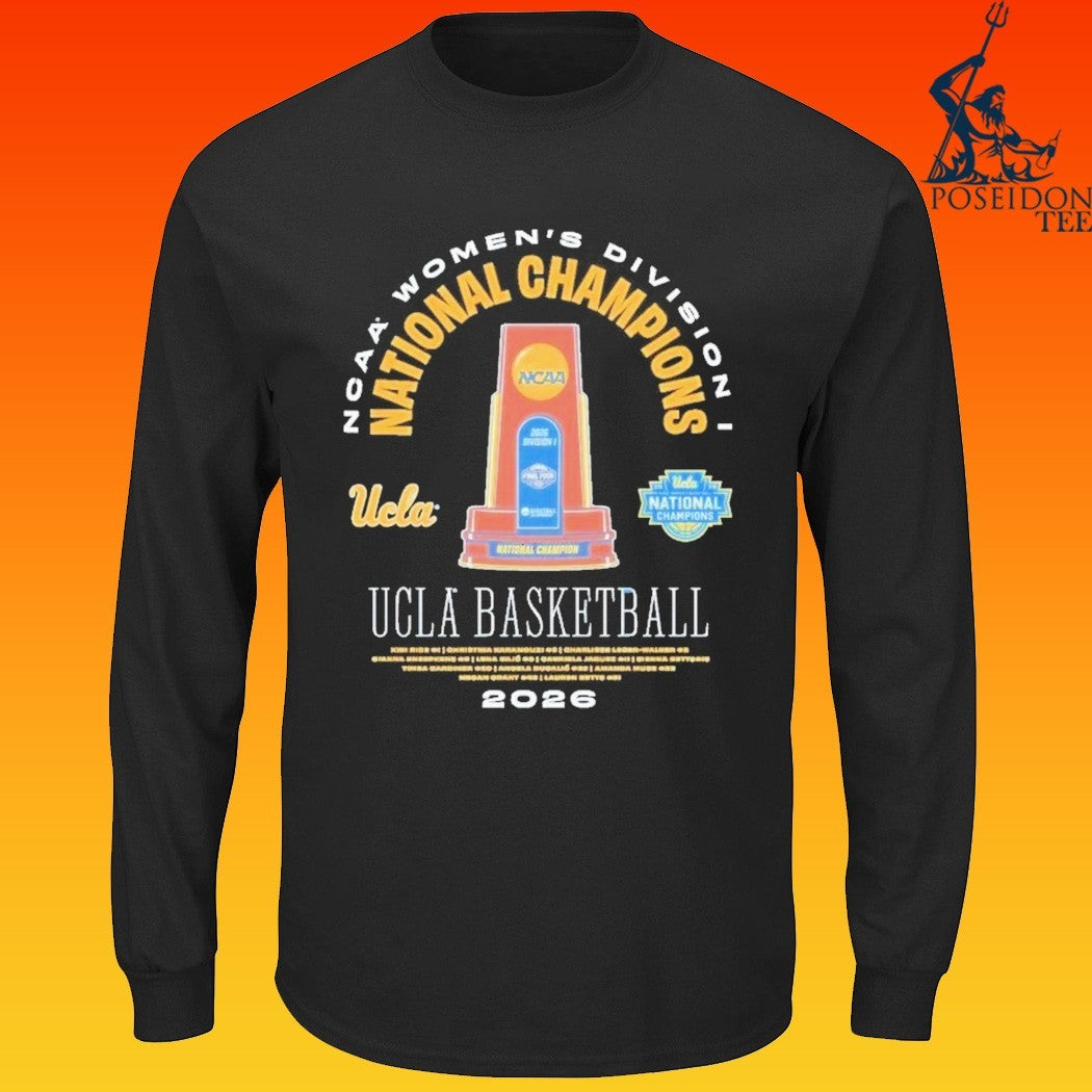 Ucla Bruins 2026 NCAA Women’s Basketball National Champions Legends Trophy T-shirt