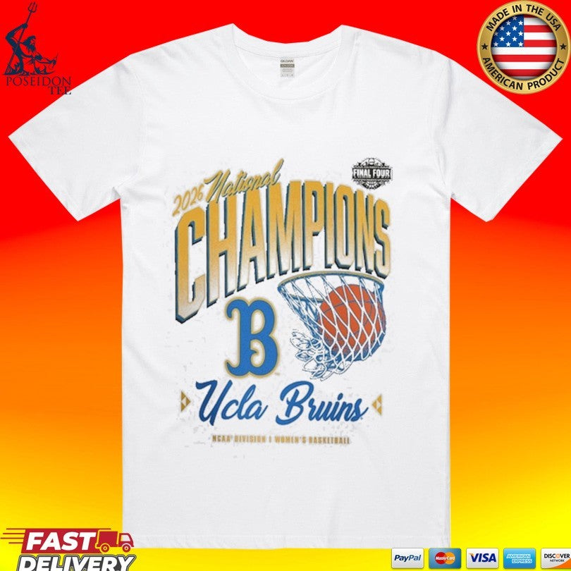Ucla Bruins 2026 NCAA Women’s Basketball National Champions Pressure Pulse T-shirt