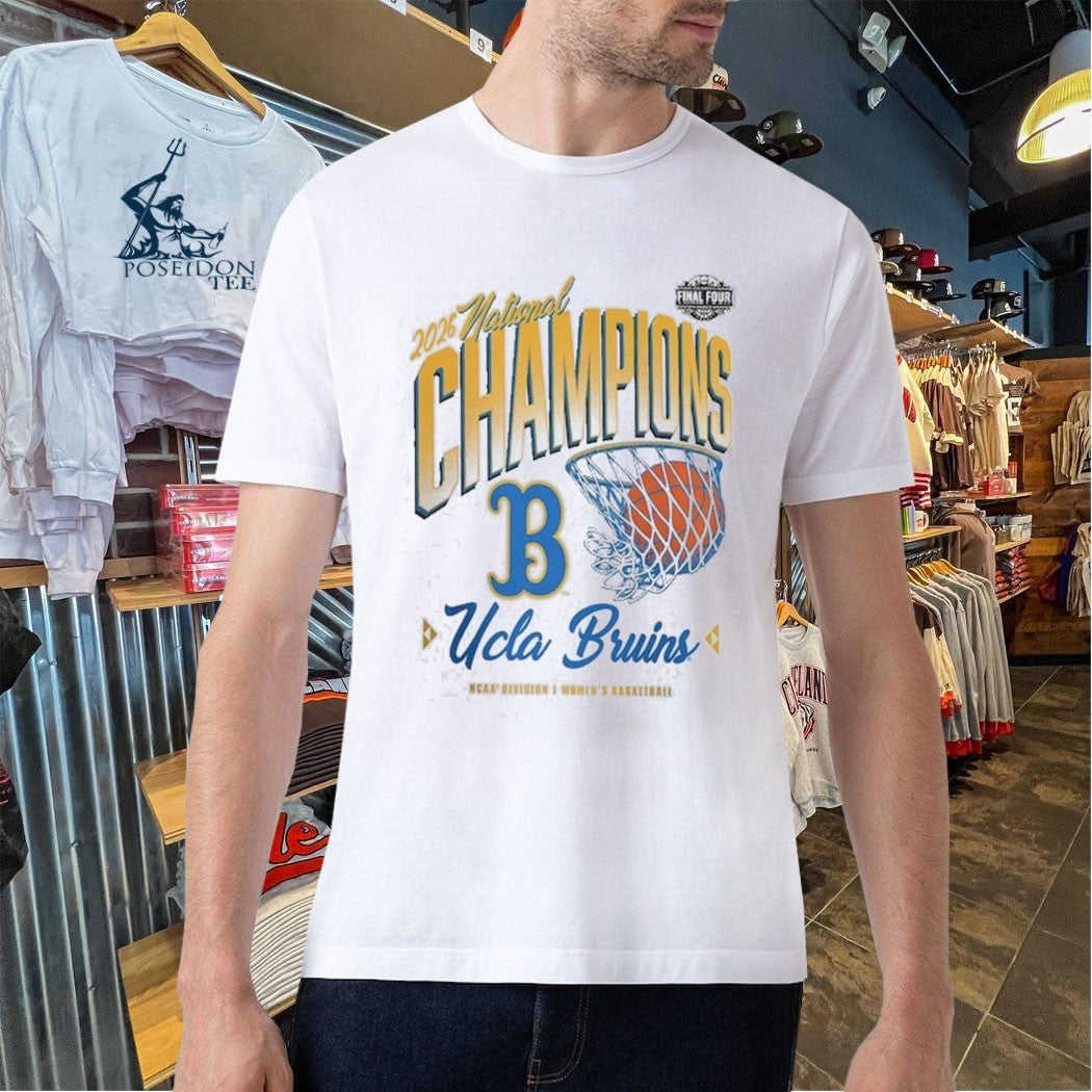 Ucla Bruins 2026 NCAA Women’s Basketball National Champions Pressure Pulse T-shirt