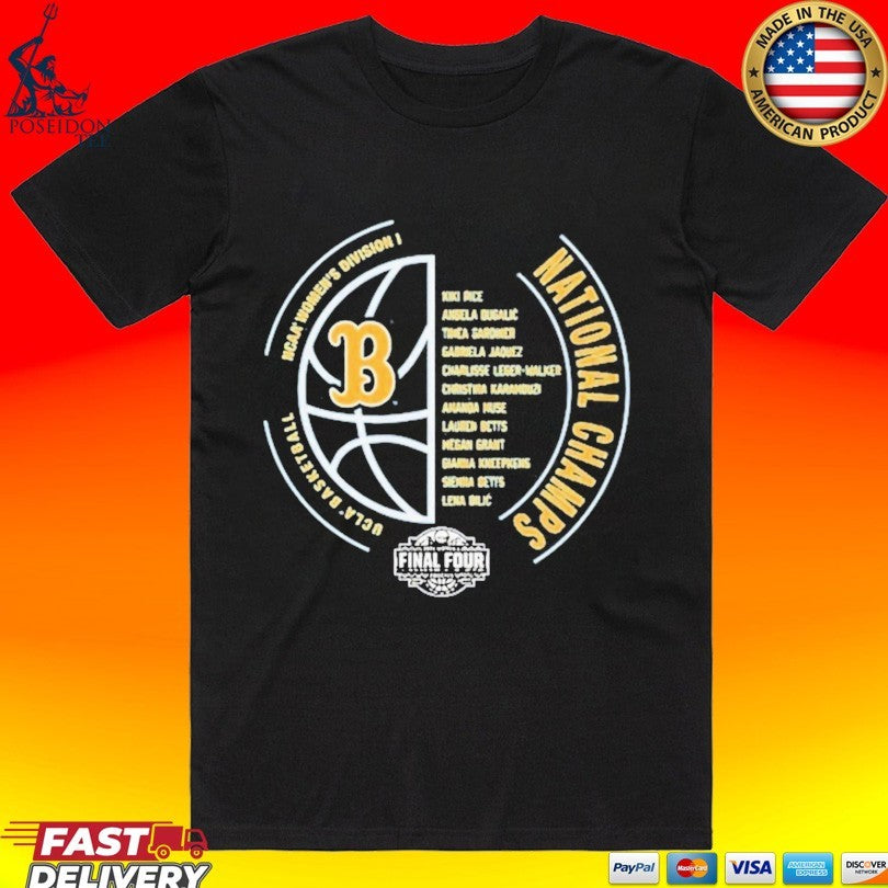 Ucla Bruins 2026 Women’s Basketball National Champions T-shirt