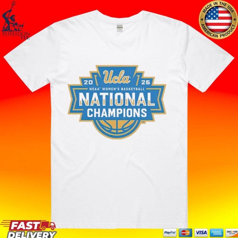 Ucla Bruins WBB NCAA Women’s Basketball 2026 National Champions Logo T-shirt