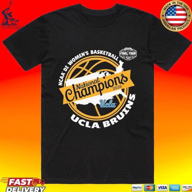Ucla Bruins Women’s Basketball 2026 National Champs T-shirt