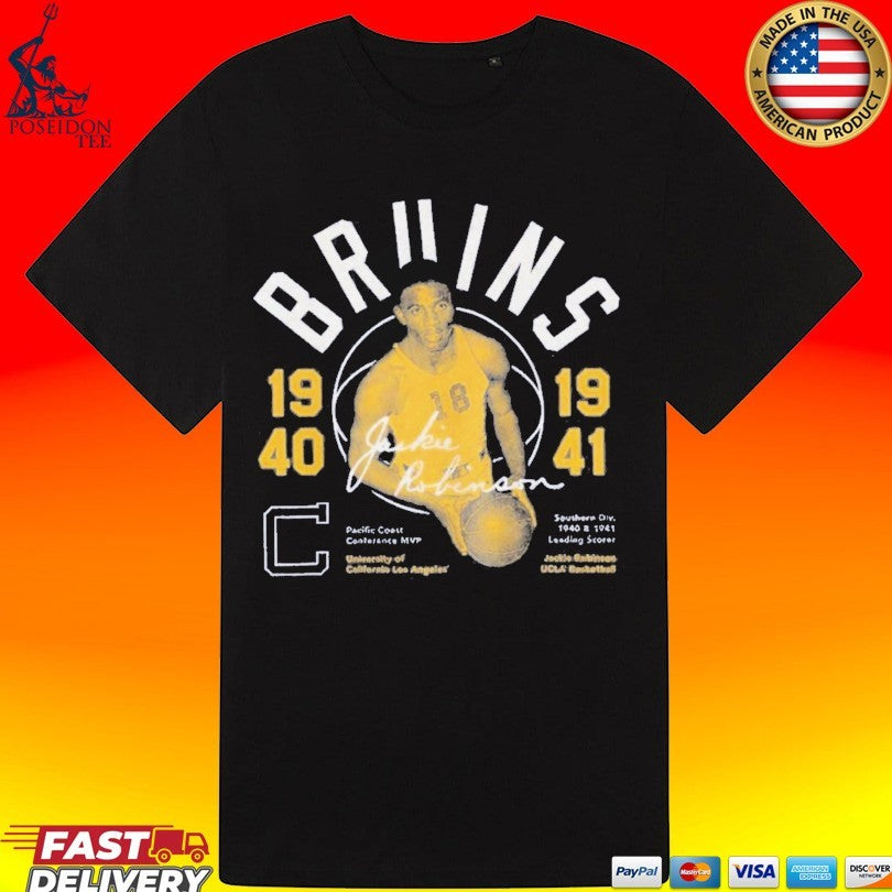 Ucla Jackie Robinson 1940-1941 Basketball Vintage T-shirt