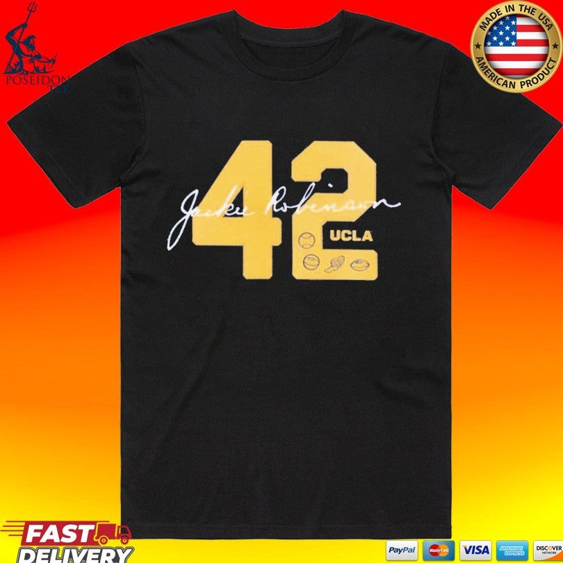 Ucla Jackie Robinson 42 Letterman 2026 T-shirt