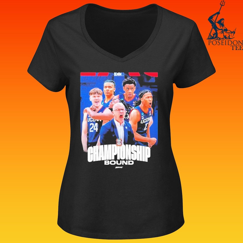 Uconn Huskies Mens Basketball Championship Bound 2026 NCAA Final Four In Indianapolis T-shirt