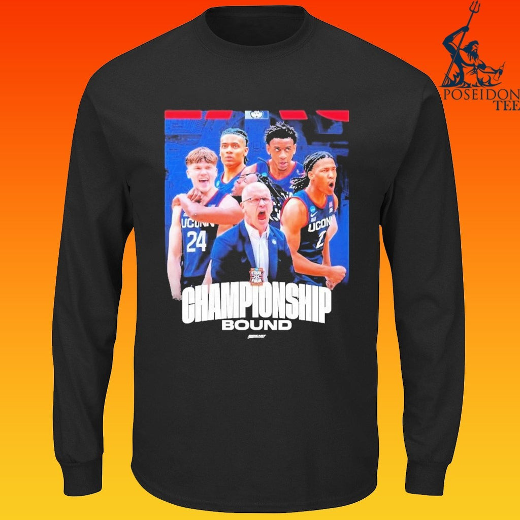 Uconn Huskies Mens Basketball Championship Bound 2026 NCAA Final Four In Indianapolis T-shirt