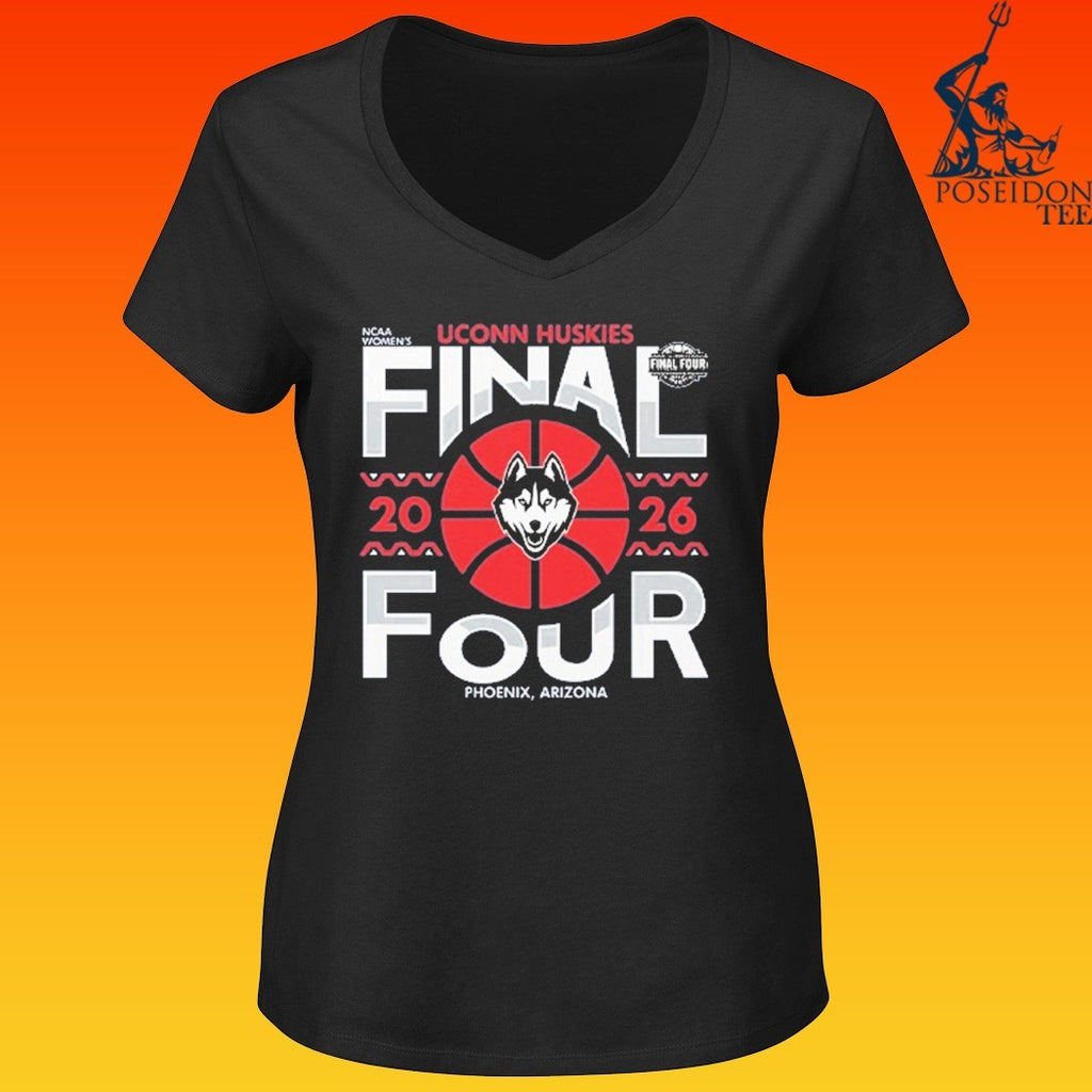 Uconn Huskies Women’s Basketball Final Four 2026 T-shirt