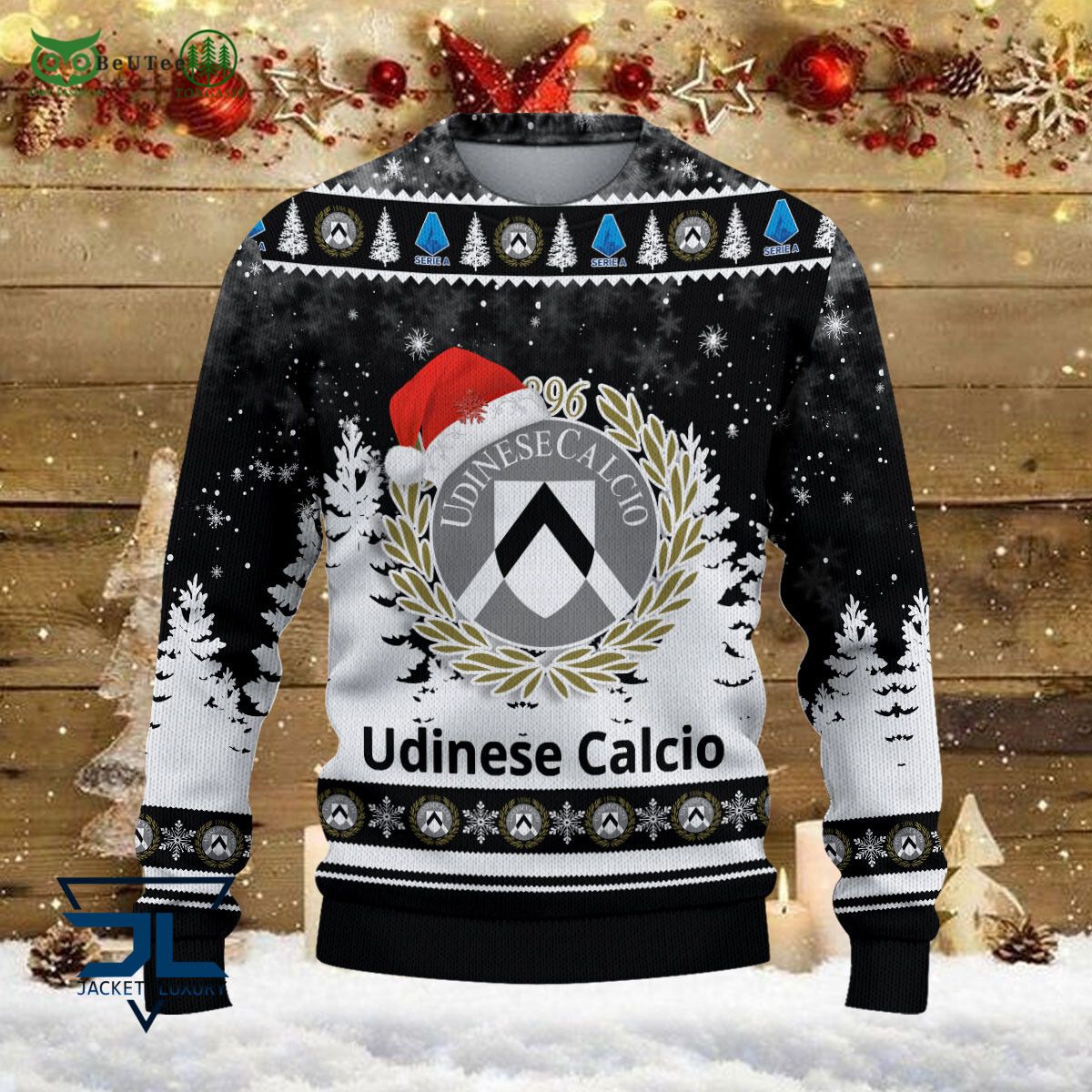 Udinese Calcio 1896 Lega Serie A Champion Ugly Sweater
