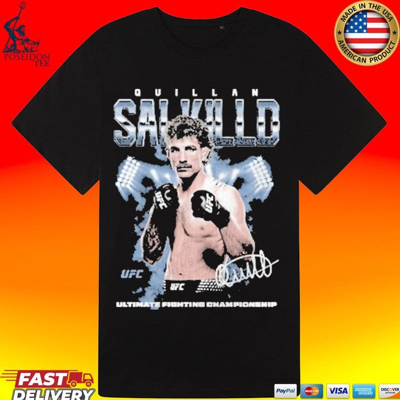 Ufc Black Quillan Salkilld Fighter Ultimate Fighting Championship T-shirt