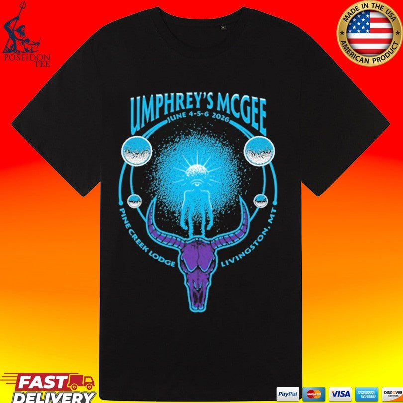 Umphrey’s Mcgee Tour Livingston Mt June 4-6 2026 T-shirt