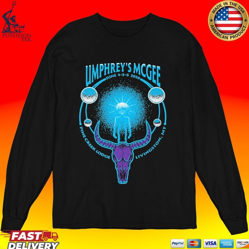 Umphrey’s Mcgee Tour Livingston Mt June 4-6 2026 T-shirt