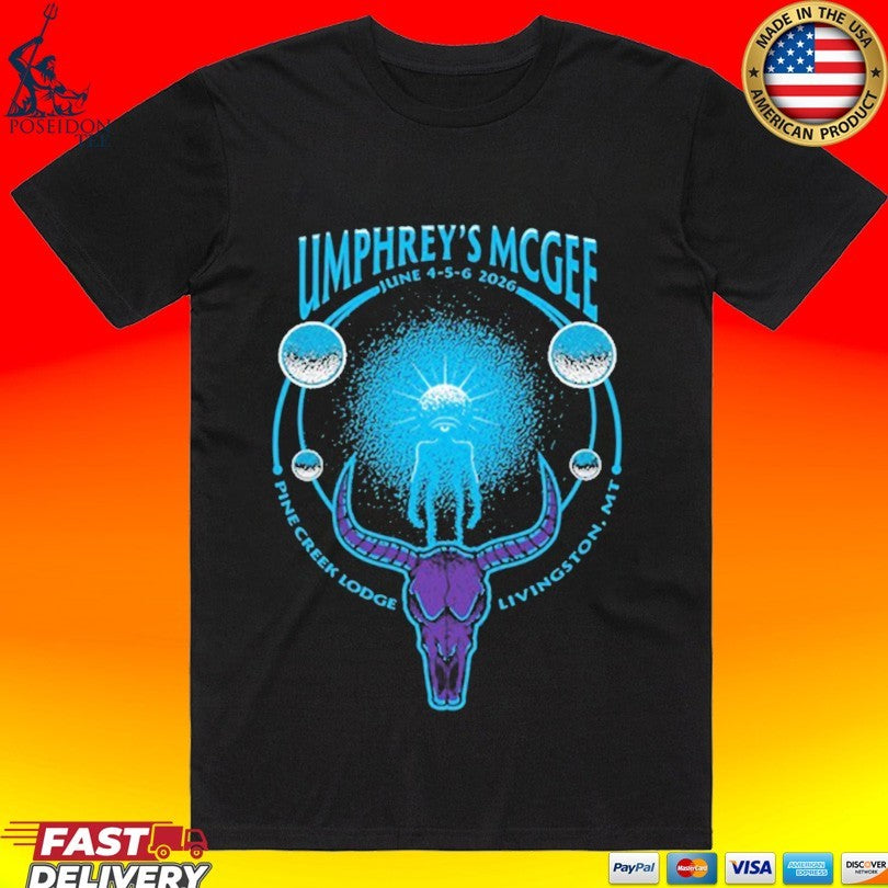 Umphrey’s Mcgee Tour Livingston Mt June 4-6 2026 T-shirt
