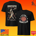 Undefeated America Founding Fathers Patriotic Basketball Dream Team Of 1776 4th Of July T-shirt
