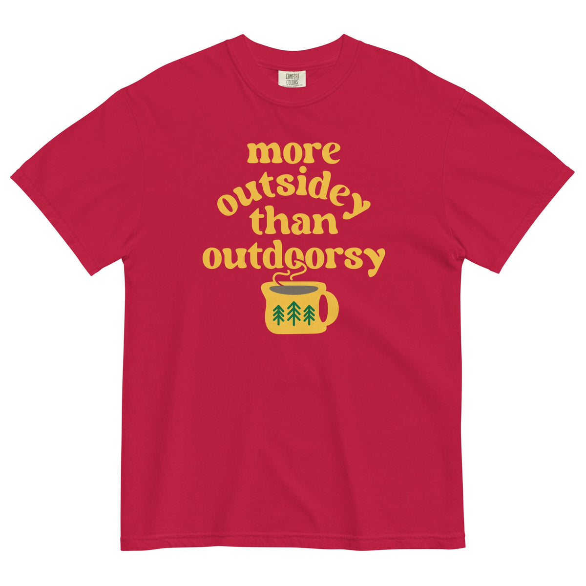 More Outsidey Than Outdoorsy Men's Relaxed Fit Tee