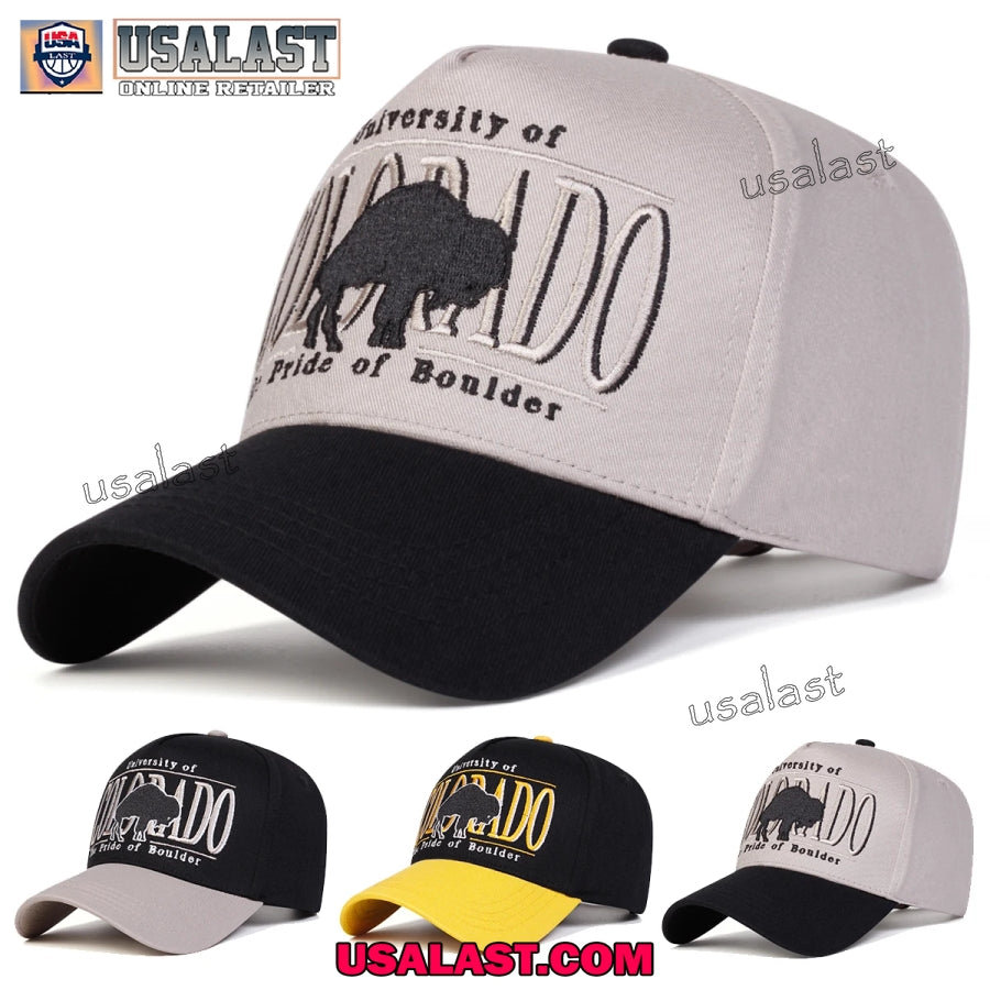University of Colorado Boulder Embroidery Baseball Cap