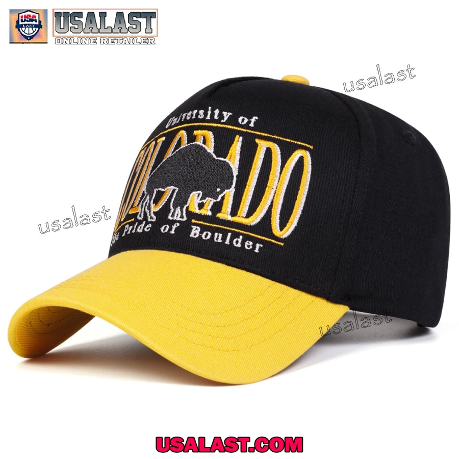 University of Colorado Boulder Embroidery Baseball Cap