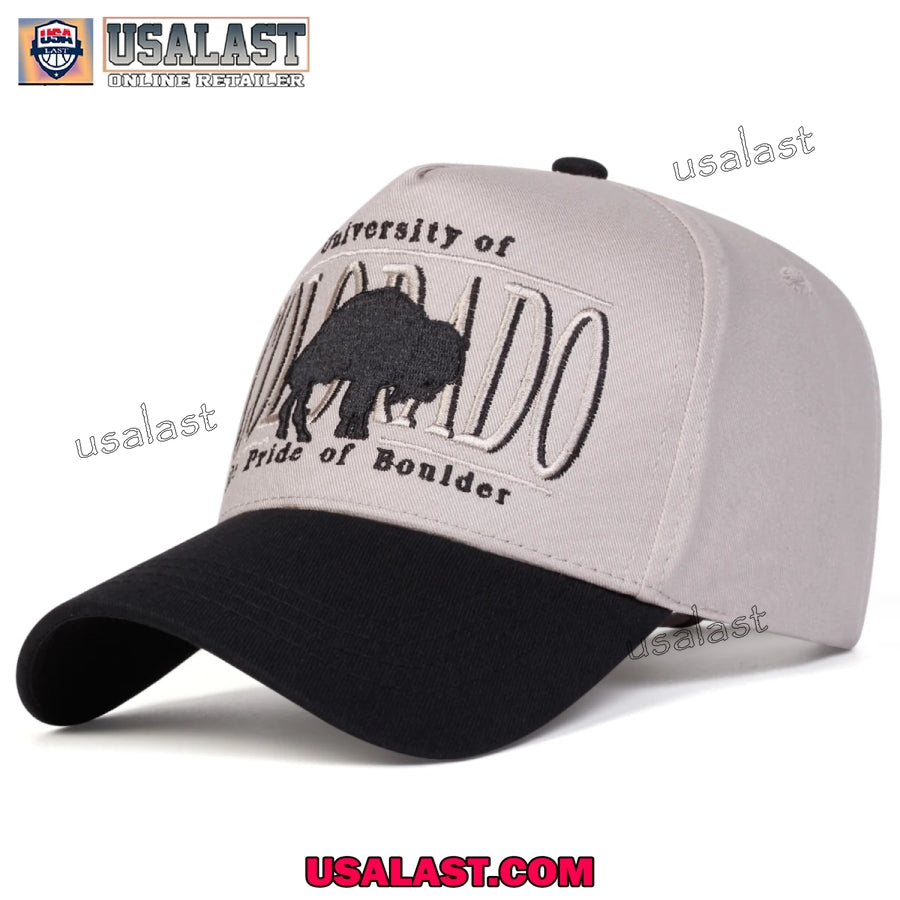 University of Colorado Boulder Embroidery Baseball Cap