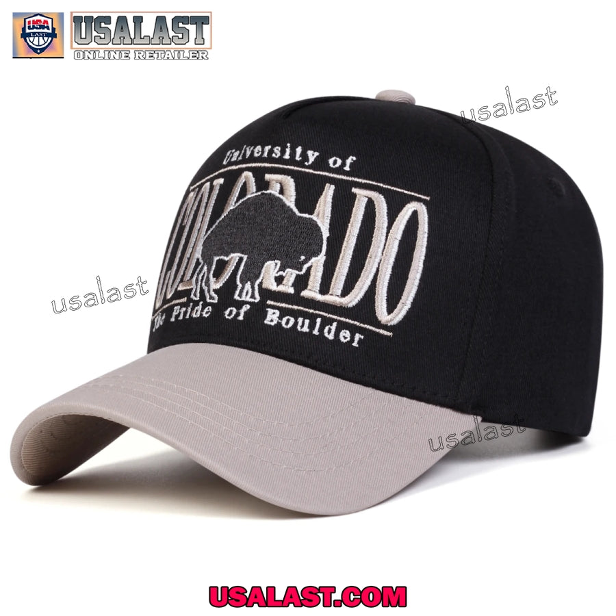 University of Colorado Boulder Embroidery Baseball Cap