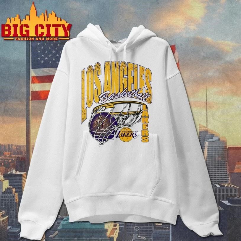 Awesome Los Angeles Lakers Script Swish Shirt