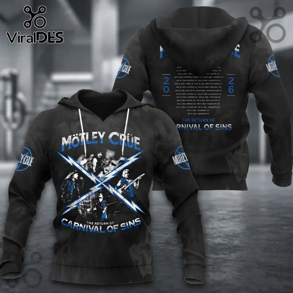 Motley Crue 2026 The Return of Carnival of Sins Shirt