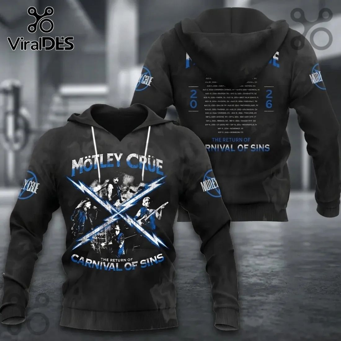 Motley Crue 2026 The Return of Carnival of Sins Shirt