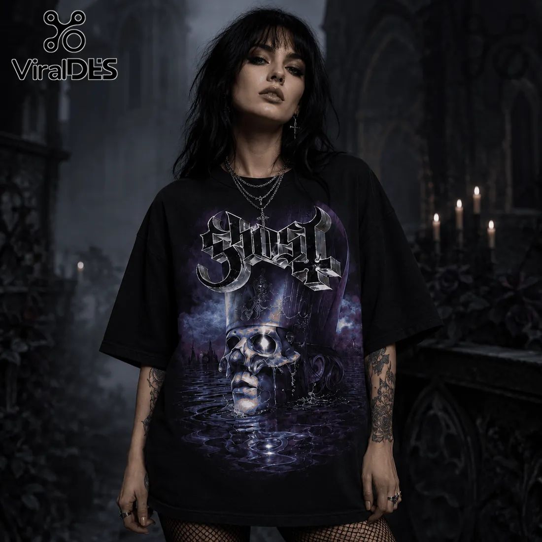 Ghost The Ritual Never Ends Black T-Shirt