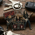Rush Band Members Enamel Metal Collectible Keychain