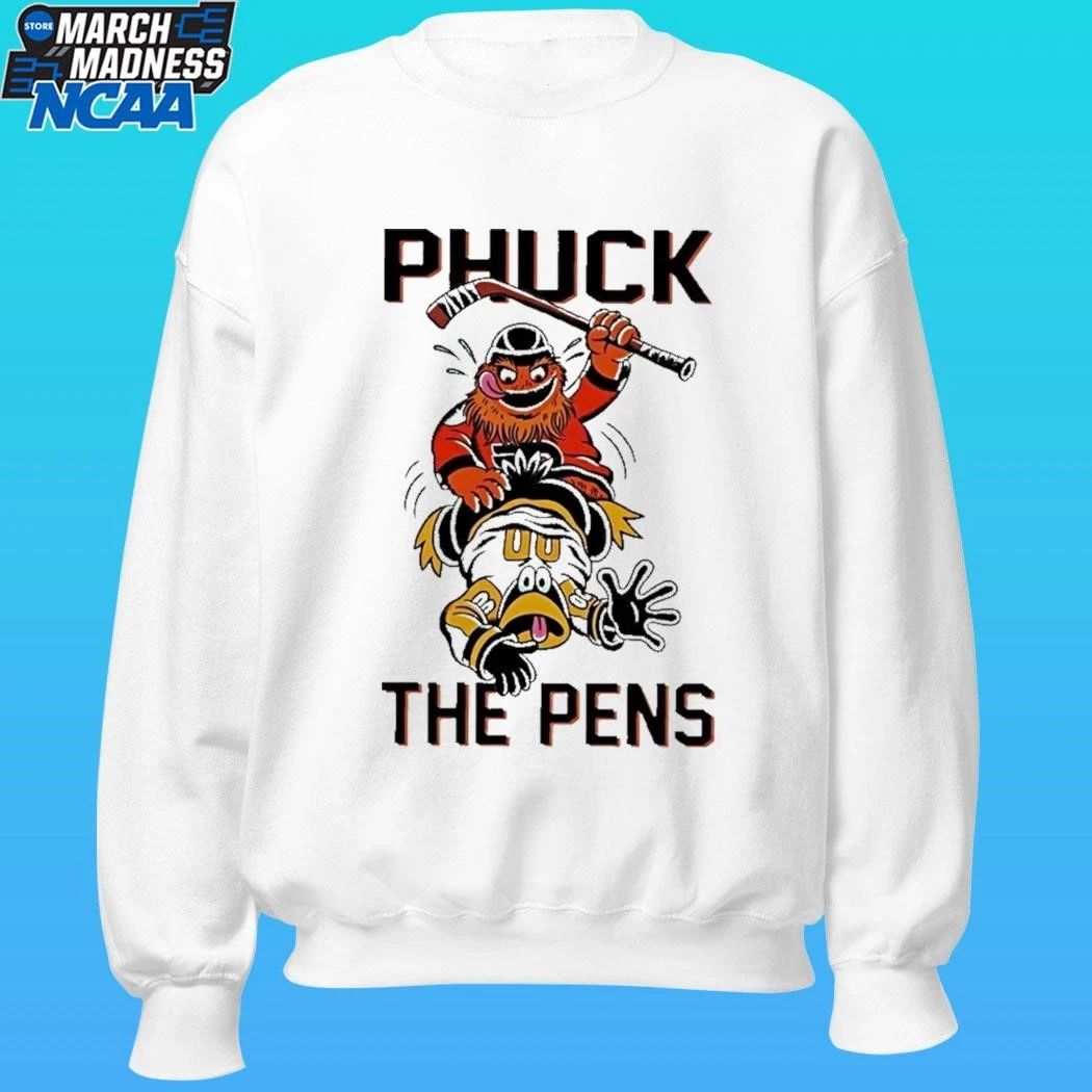 Philadelphia Flyers Vs Pittsburgh Penguins Mascot Phuck The Pens Shirt