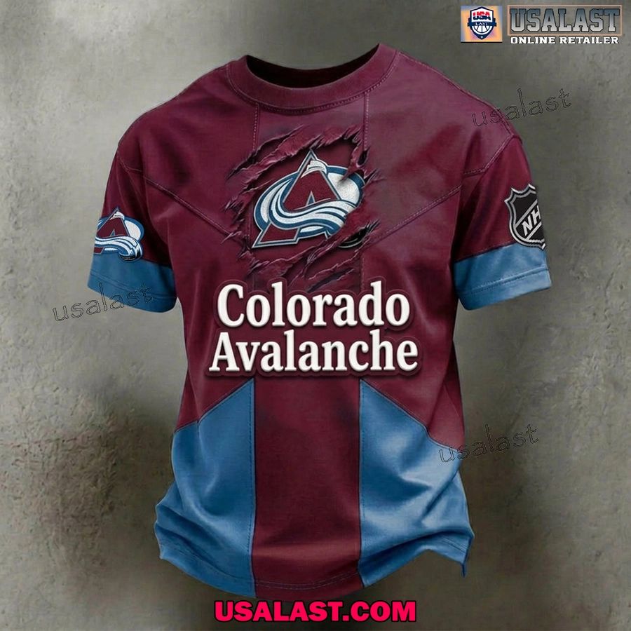 Colorado Avalanche Summer 2026 All Over Printed Shirt