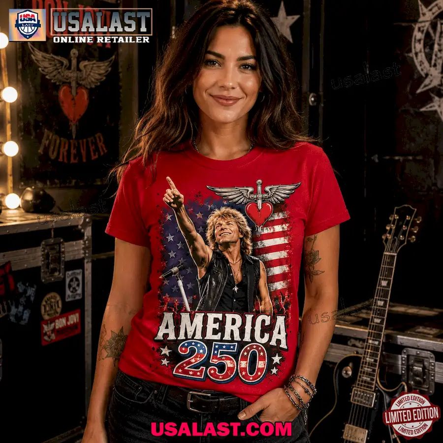 Bon Jovi America 250 Years Of Freedom 3D Shirt