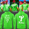 Philadelphia Phillies Mental Health Awareness Month Green Hoodie