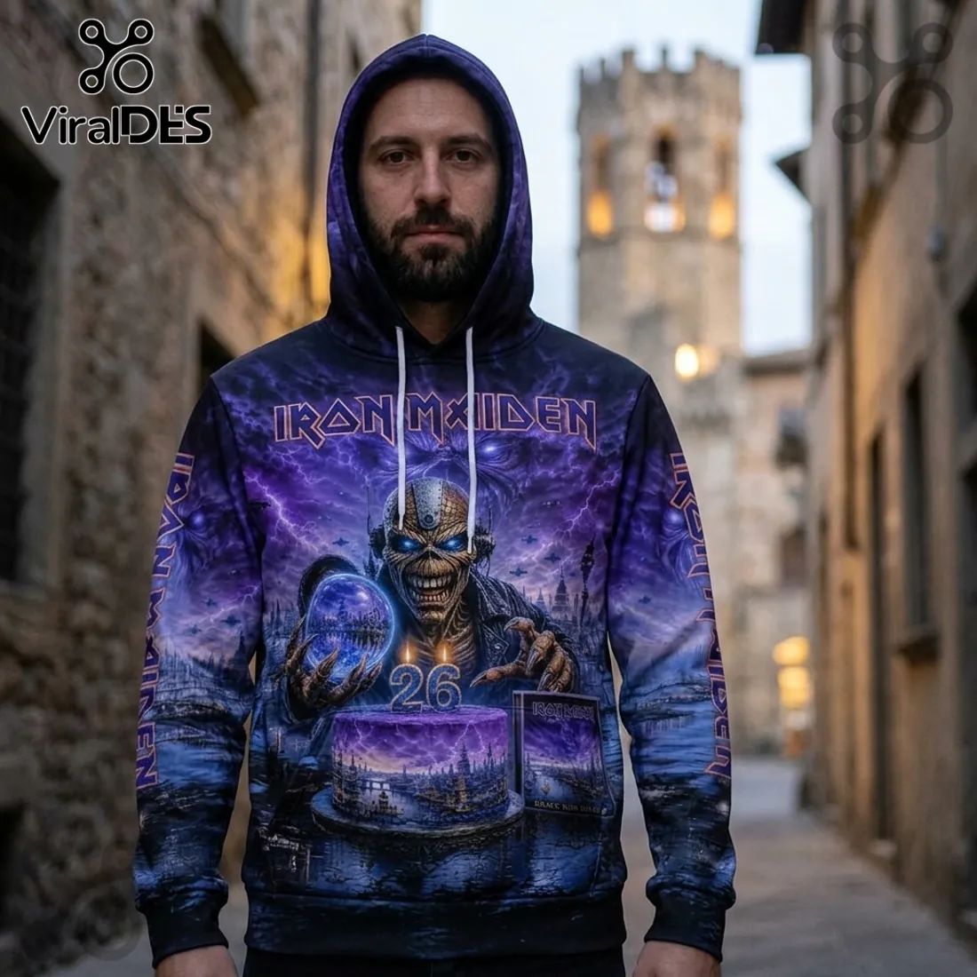 Iron Maiden Run For Your Lives 2026 Tour Hoodie