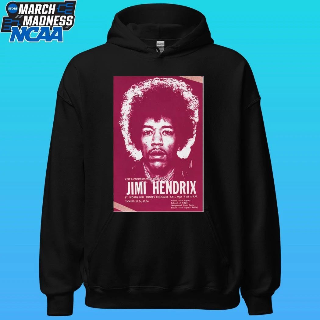 Jimi Hendrix May 9 2026 Poster Ft. Worth, Texas Poster Shirt