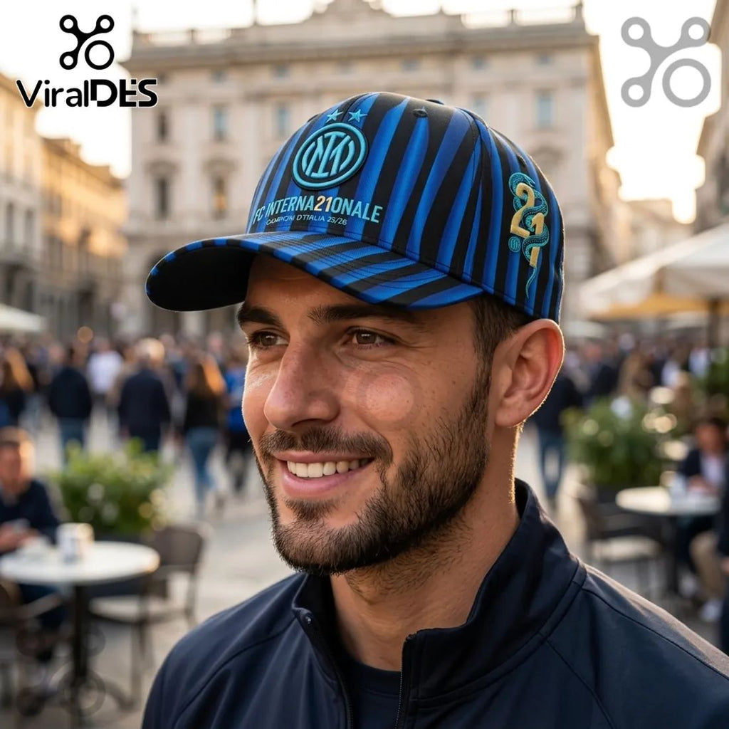 Inter Milan 25/26 Scudetto Champions Baseball Cap