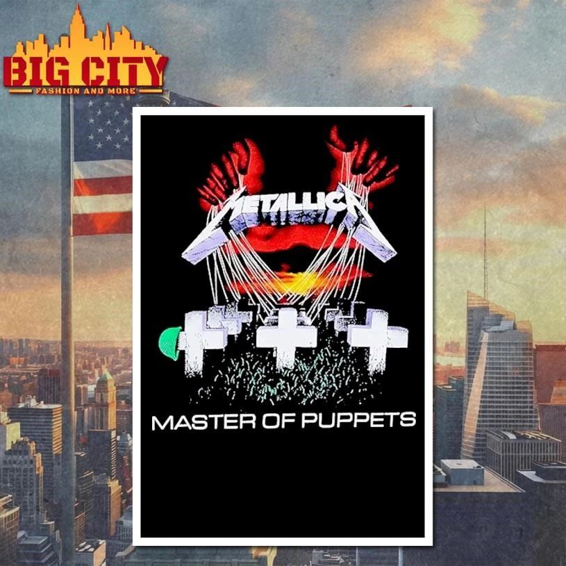 Metallica 2026 tour Camiseta masculina Master of Puppets shirt