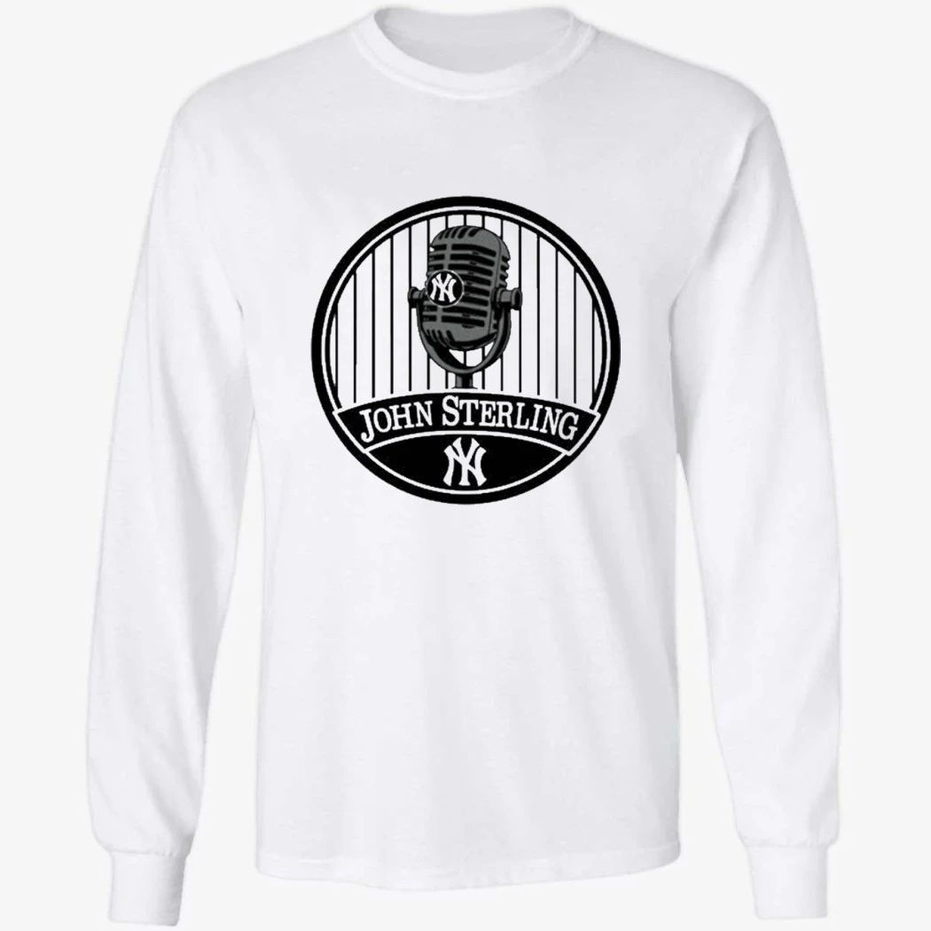 NY Yankees Memorial Patch For John Sterling Shirt