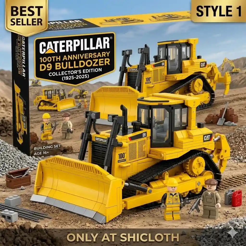 Caterpillar 320 Excavator 100th Anniversary Collection Building Brick Set