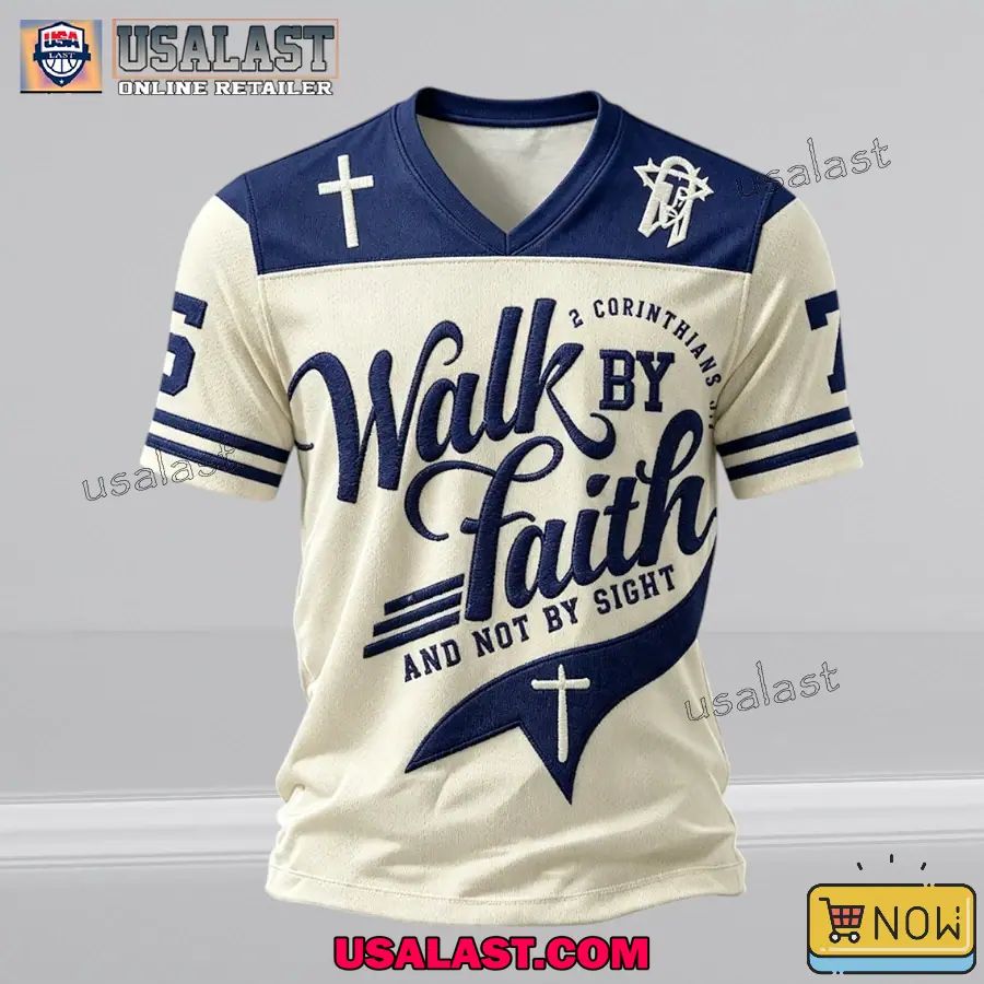 Walk By Faith And Not By Sight Short Sleeves T-shirt