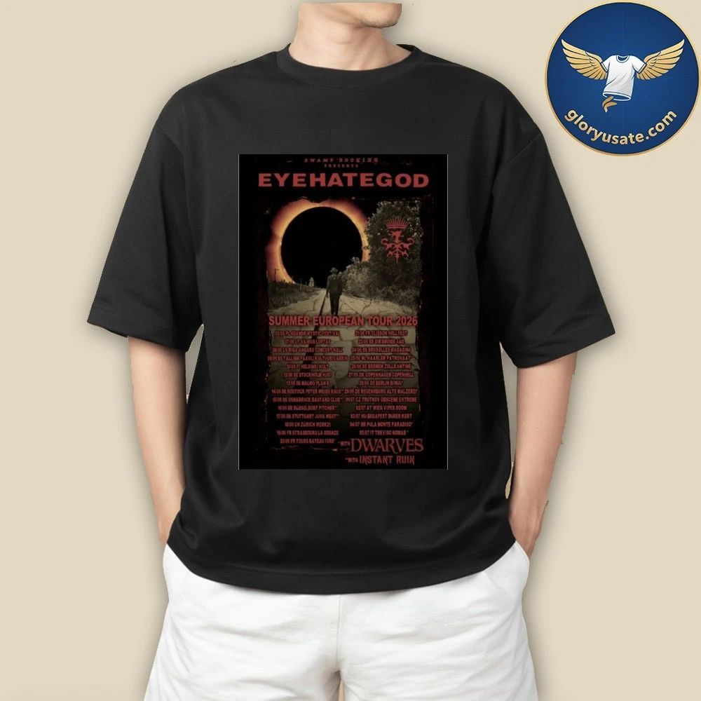 Eyehategod Summer European Tour 2026 Poster Shirt