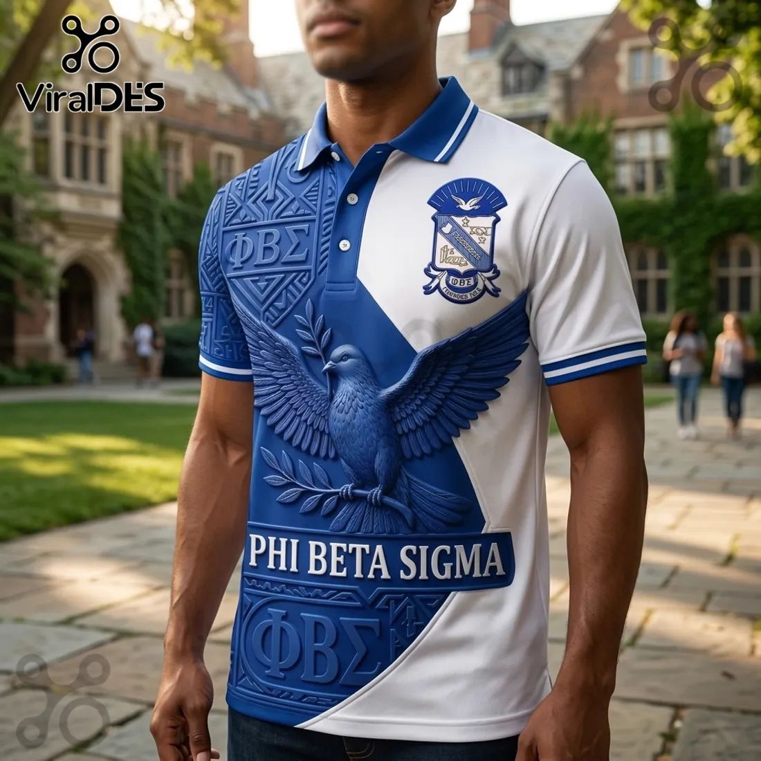 Phi Beta Sigma Fraternity Dove Polo Shirt