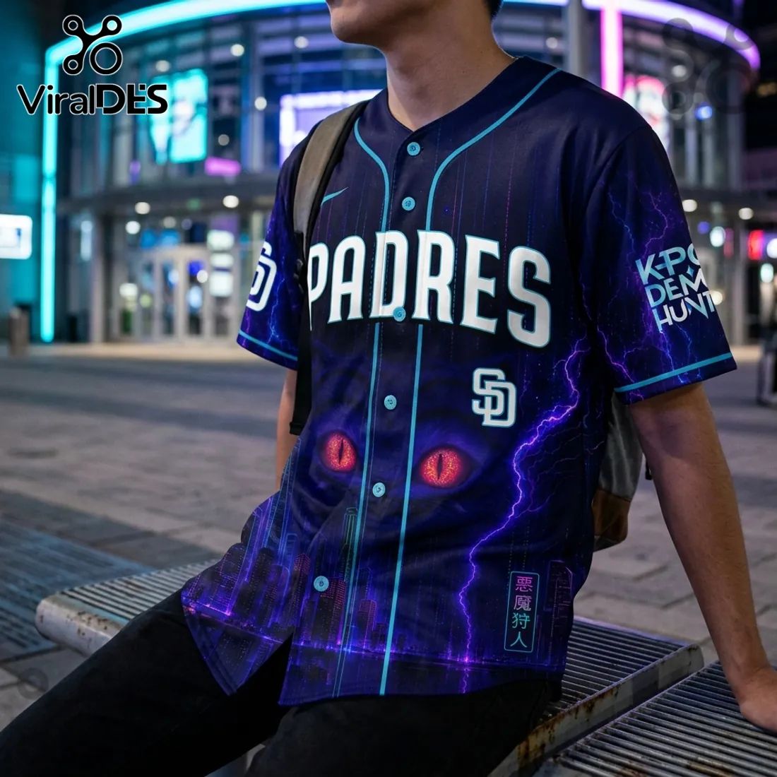 San Diego Padres KPop Demon Hunters Night Jersey