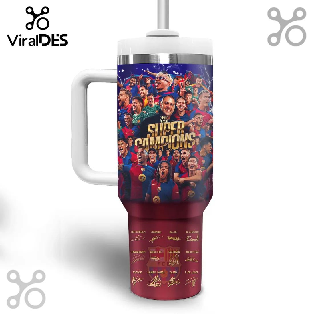 Stanley FC Barcelona Super Champions 40oz Tumbler