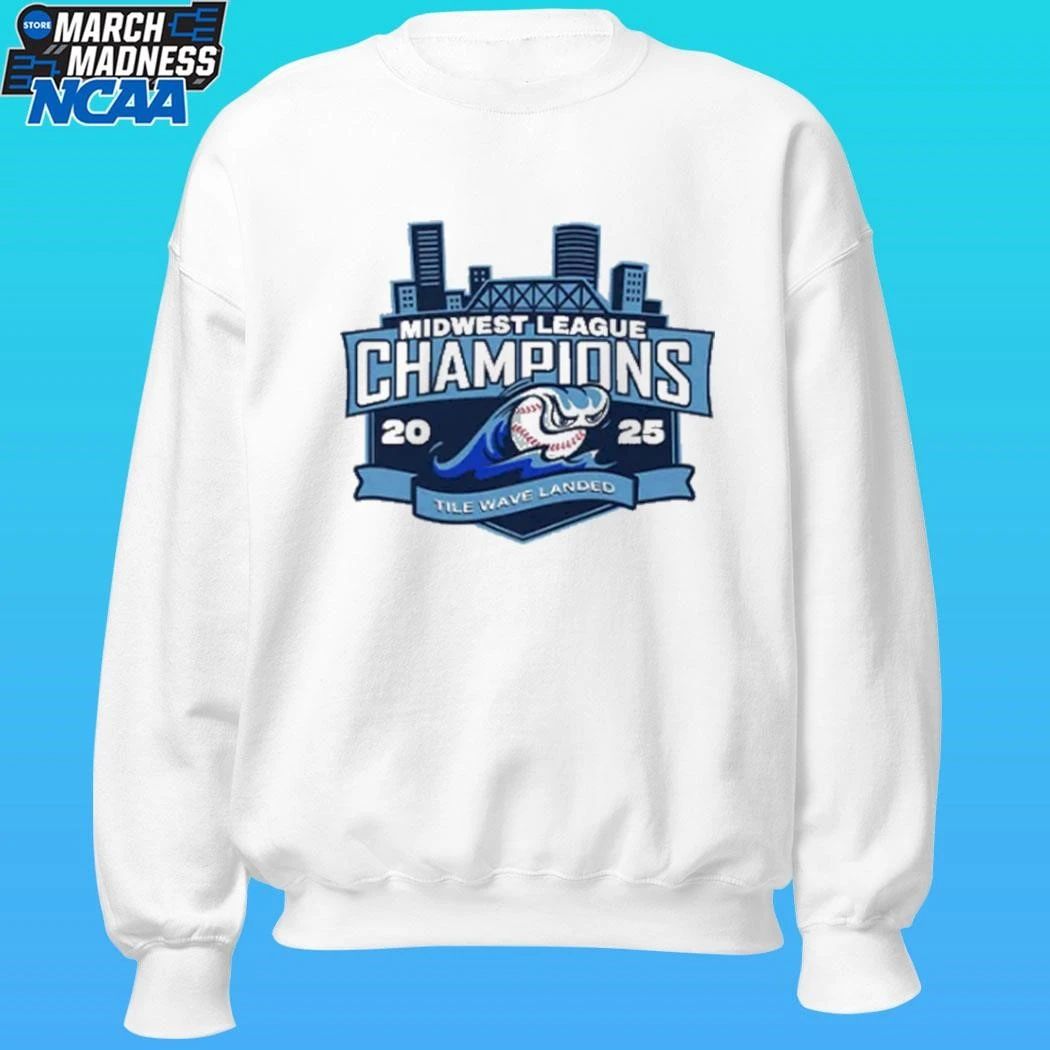 West Michigan Whitecaps Midwest League Champions 2025 Baseball Shirt