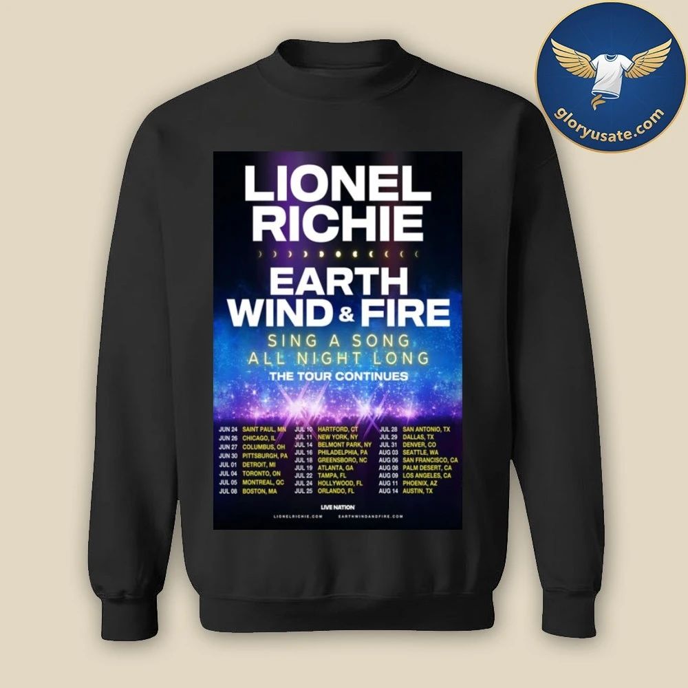 Lionel Richie The Tour 2026 Poster Shirt