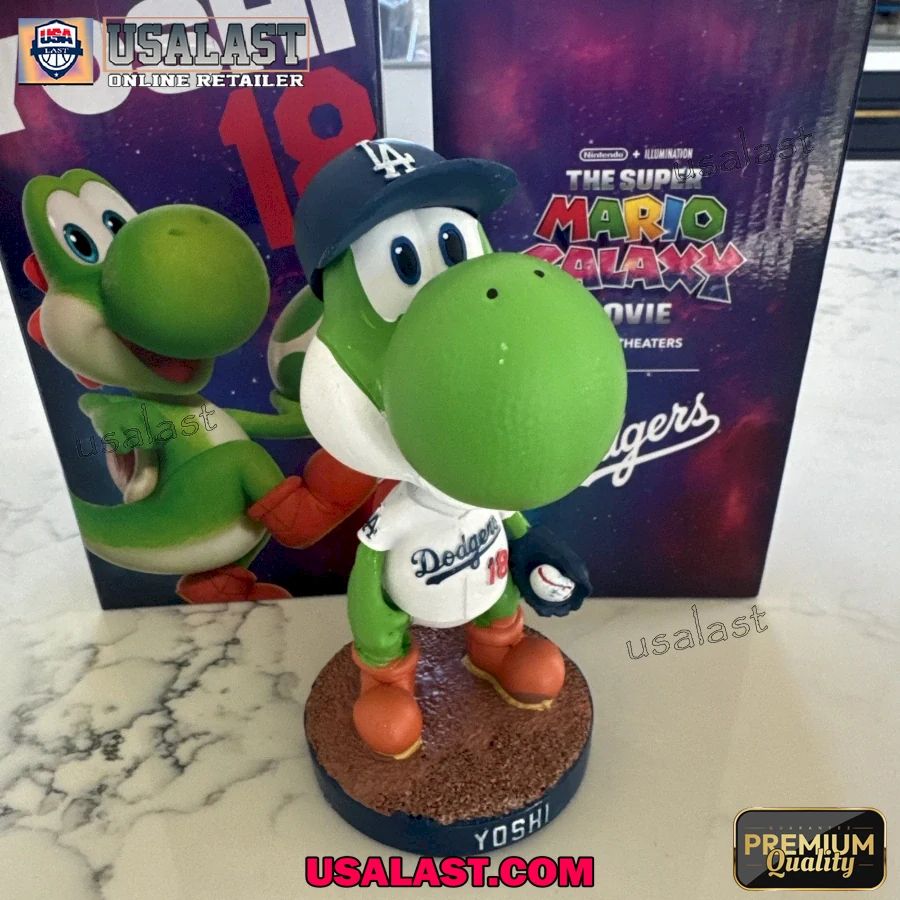 Yoshi #18 Jersey Los Angeles Dodgers Bobblehead