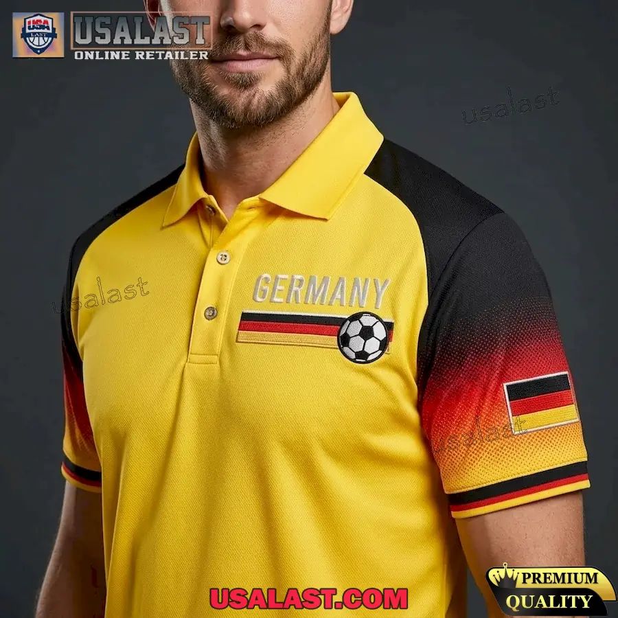 German Soccer 2026 World Cup Premium Polo Shirt