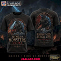 Godzilla The King Of Monsters 72nd Anniversary 3D T-Shirt