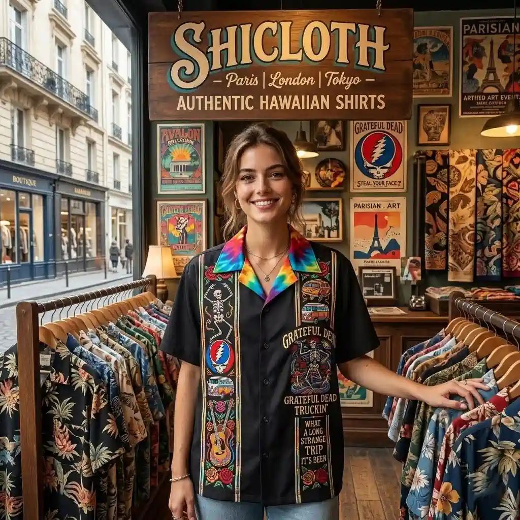 Grateful Dead Long Strange Trip Collection Hawaiian Shirt