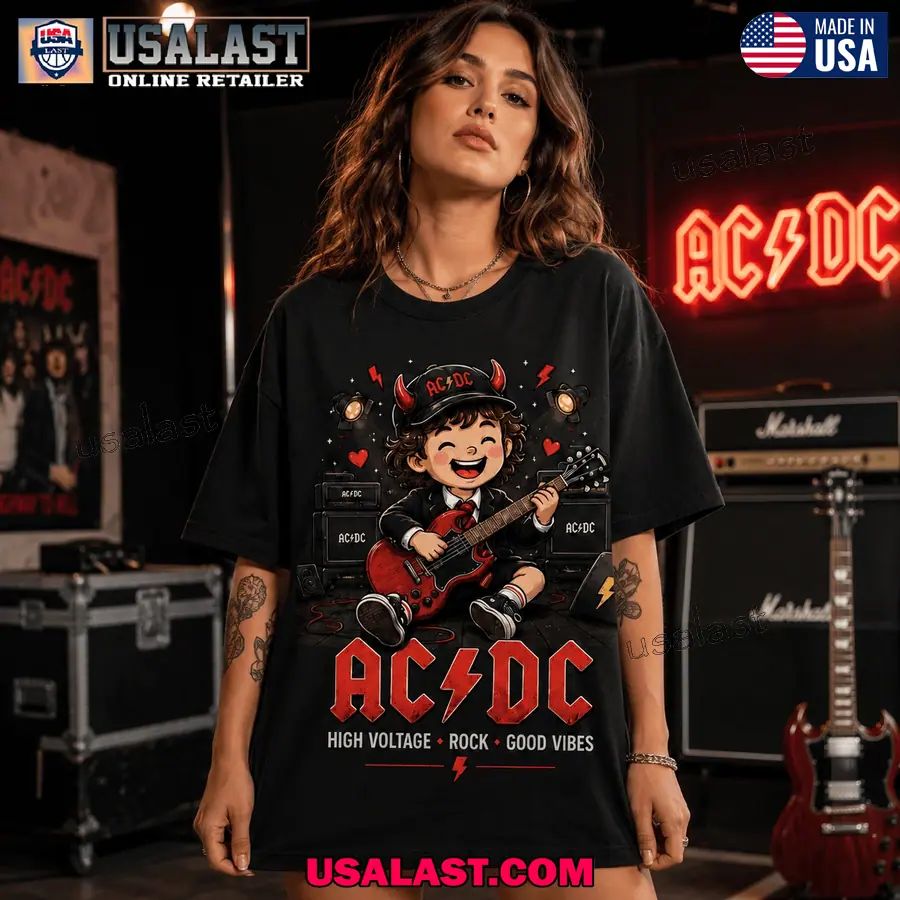 AC/DC High Voltage Rock Vibes Apparel 3D T-Shirt