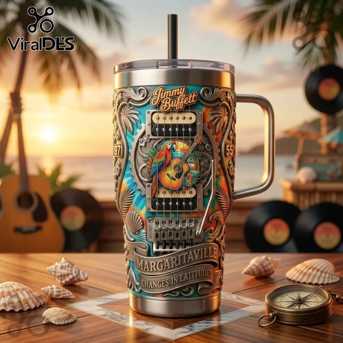 YETI x Jimmy Buffett Margaritaville Limited Edition Handled Tumbler
